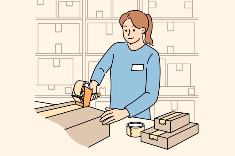 【女性活躍中】電化製品の梱包作業
