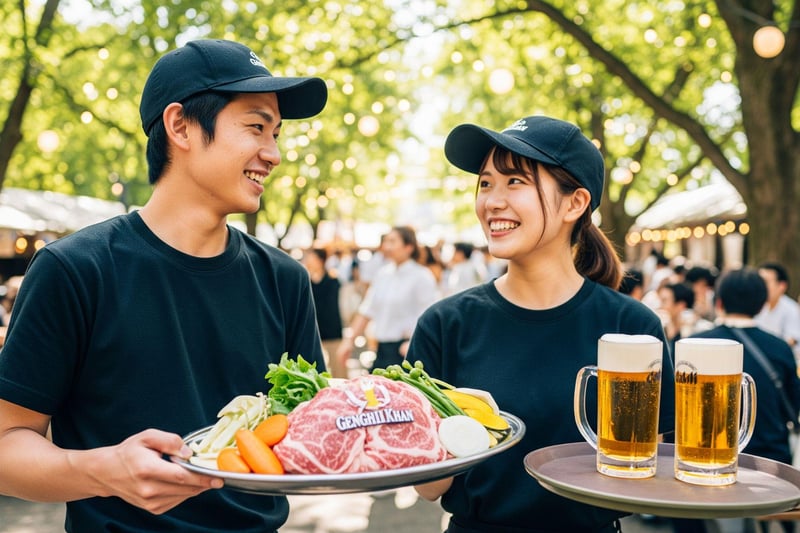 【アサヒビール園 白石はまなす館】明るく親しみやすいお店でビアガーデンスタッフ募集!🍺